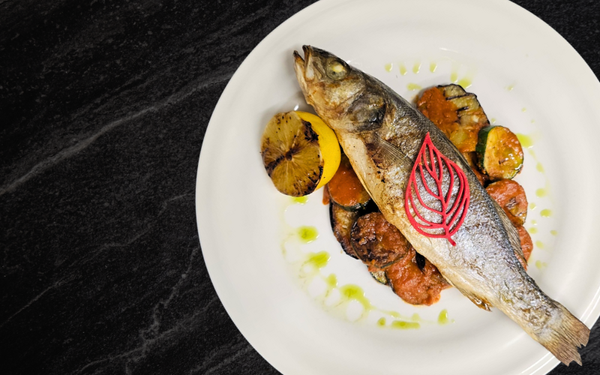 Biban / Lup de mare cu Ratatouille de legume